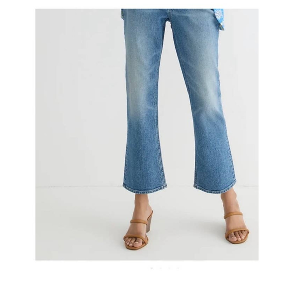 New J.Crew 10" demi-boot crop jean in Flora wash Size 28